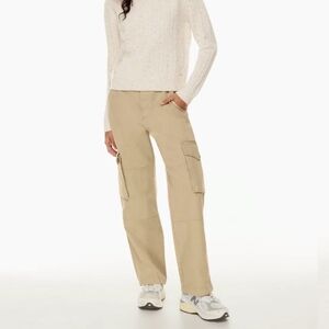 TNA Aritizia Troop Tan Cargo Twill Utility  Pants Size 00